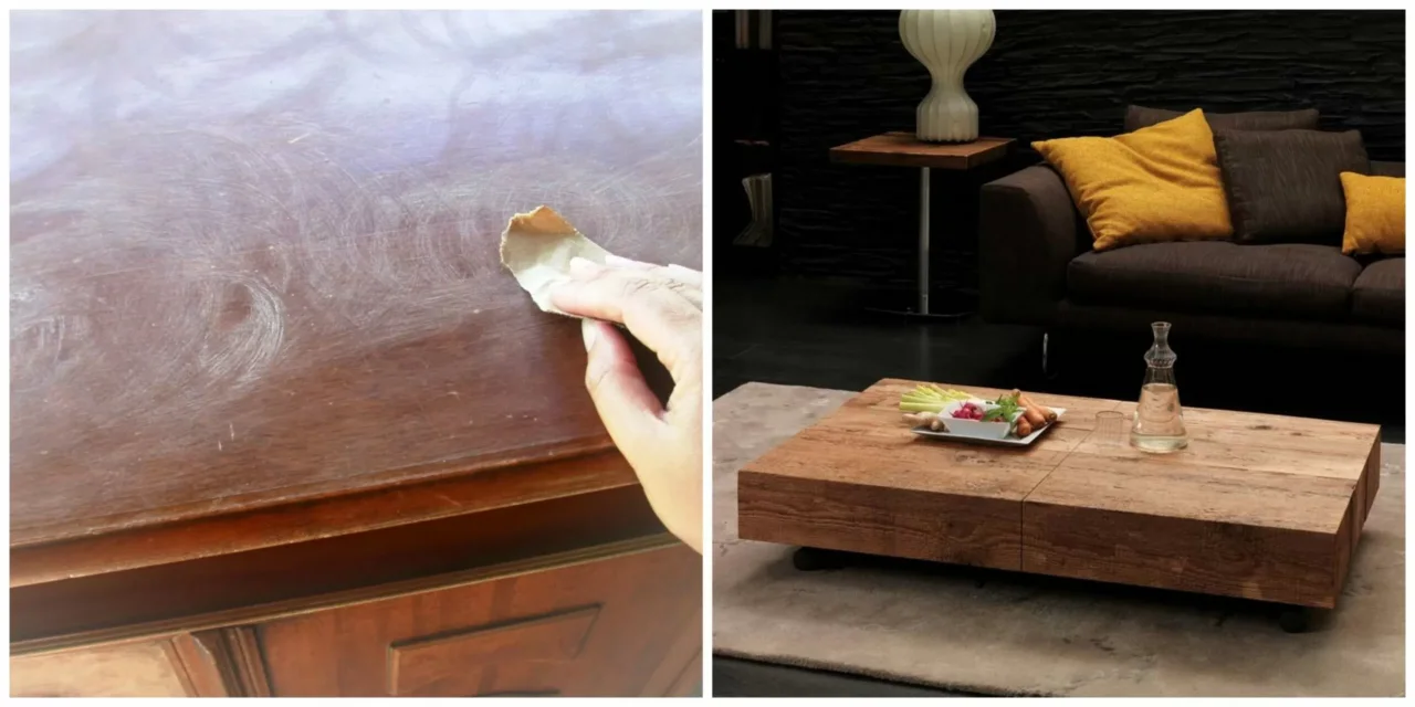Applica subito questa soluzione fai da te e il tavolo di legno tornerà come nuovo Applica subito questa soluzione fai da te e il tavolo di legno tornerà come nuovo